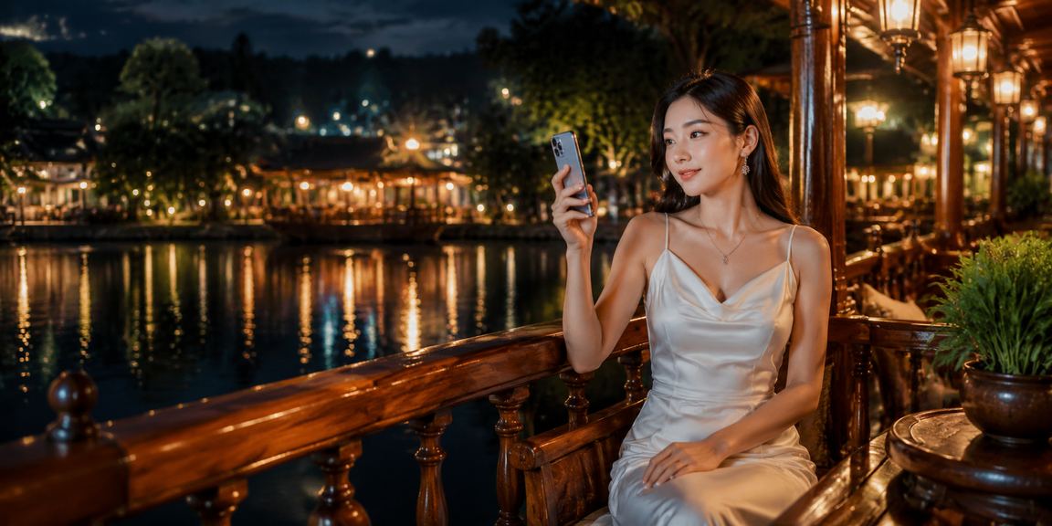 Người dùng tại Đà Lạt theo dõi bảng xếp hạng giải thưởng casino trực tuyến qua điện thoại bên tách cà phê